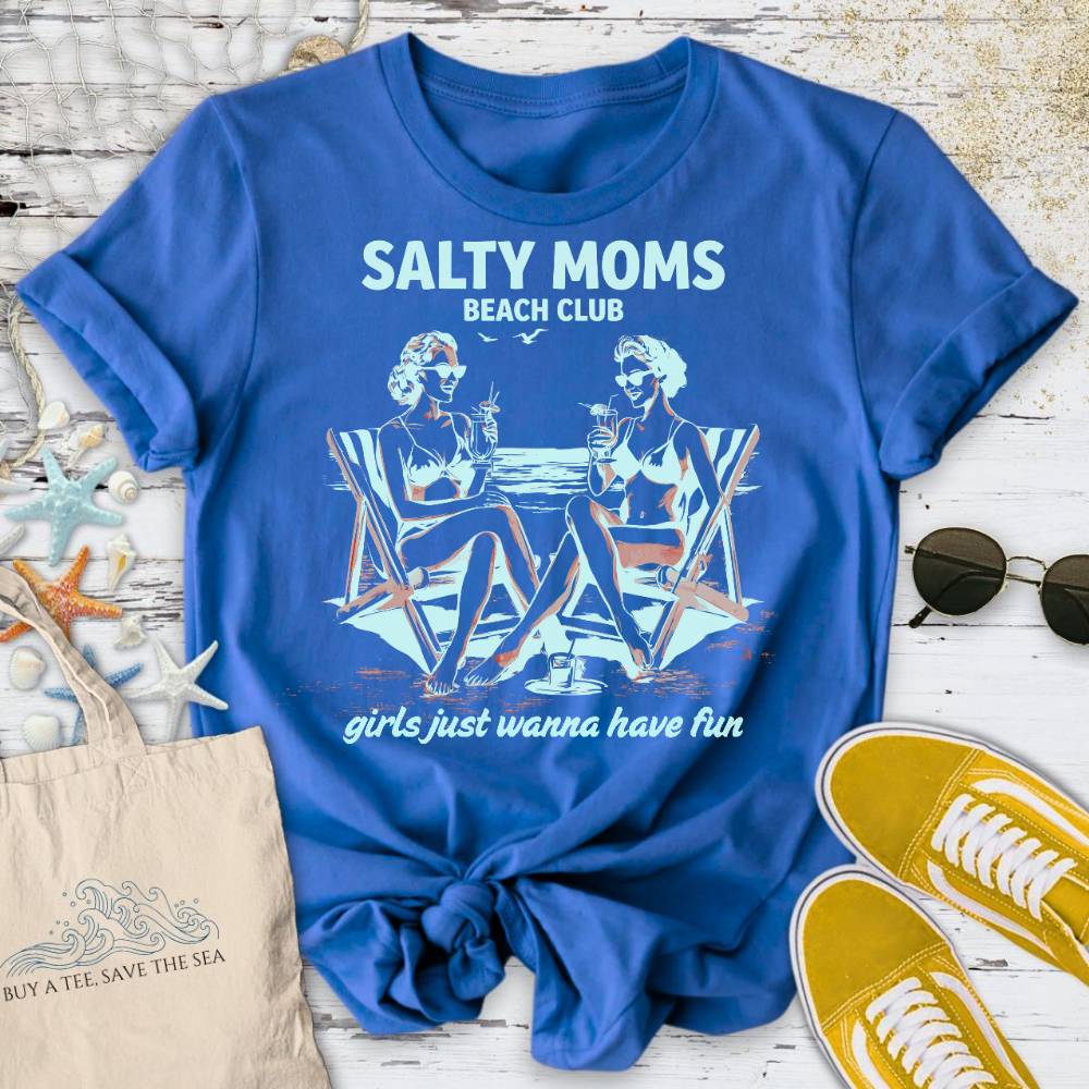 Salty Moms Beach Club T-Shirt