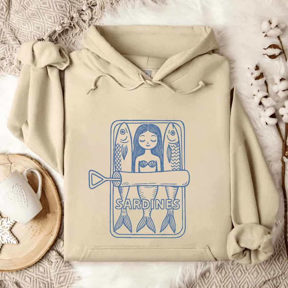 Mermaid Sardines Hoodie