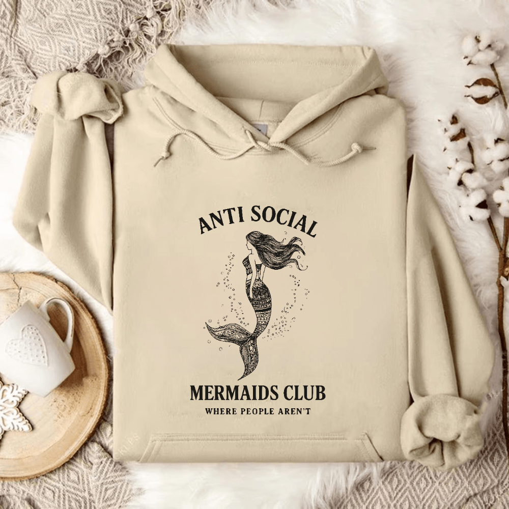 Anti Social Mermaids Club Hoodie
