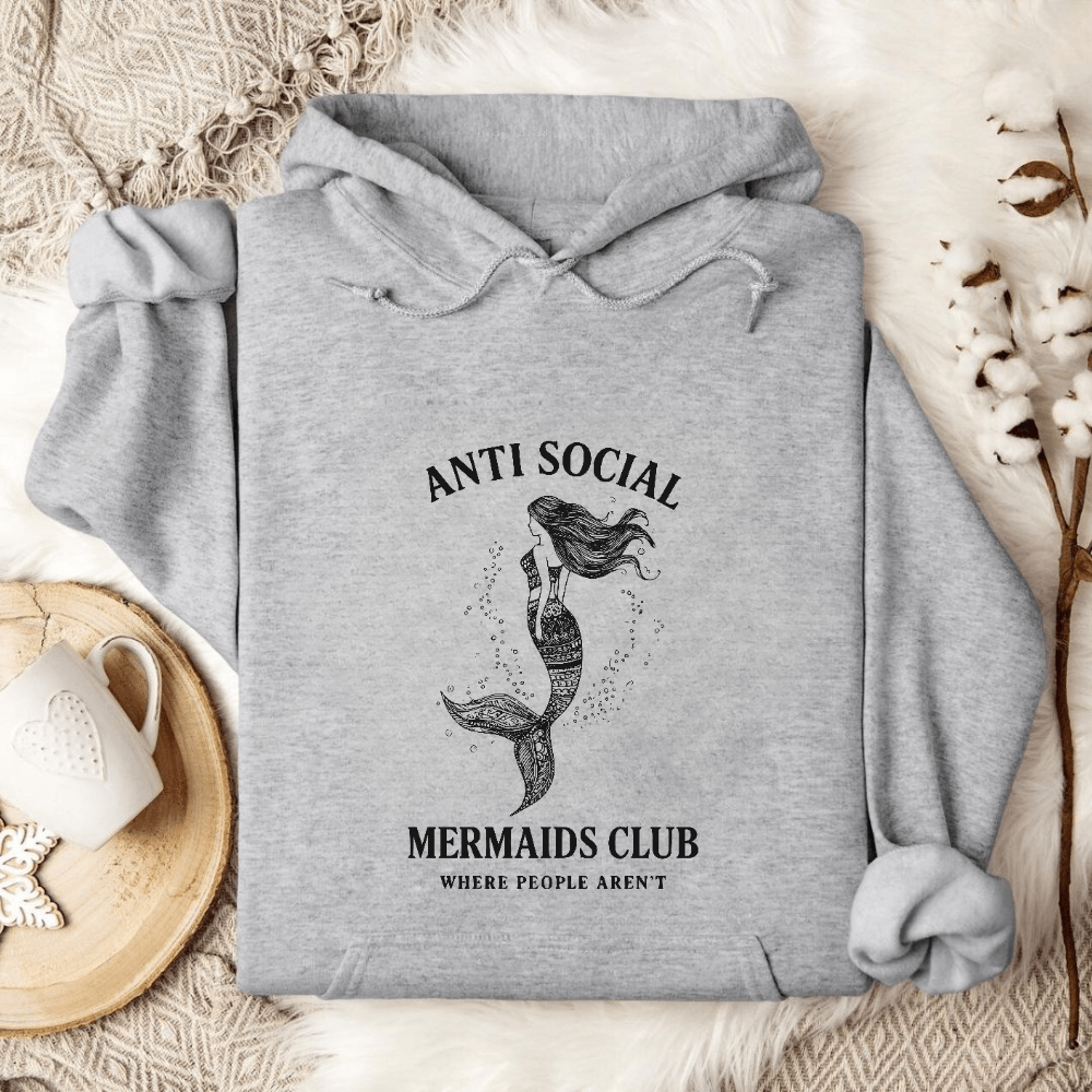 Anti Social Mermaids Club Hoodie