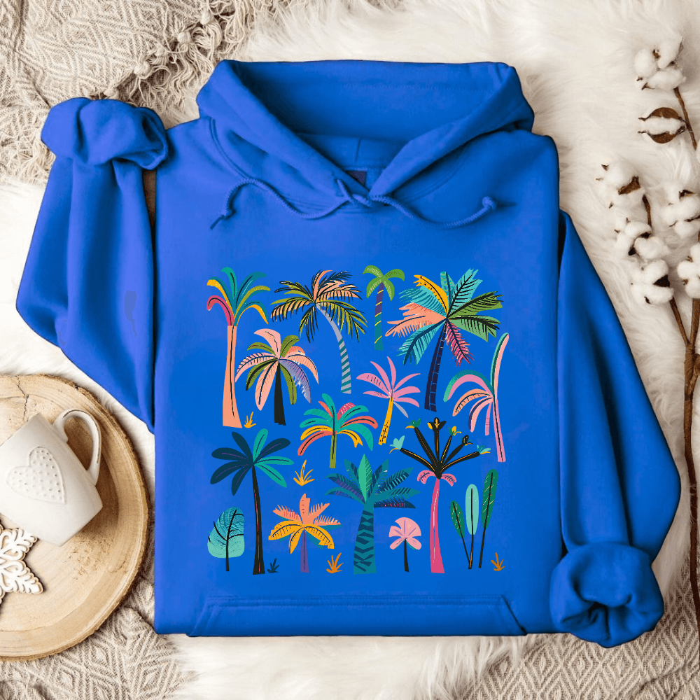Colorful Palms Hoodie
