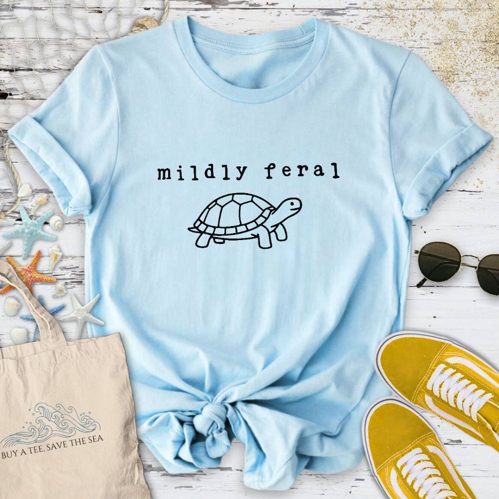 Mildly Feral Turtle T-Shirt