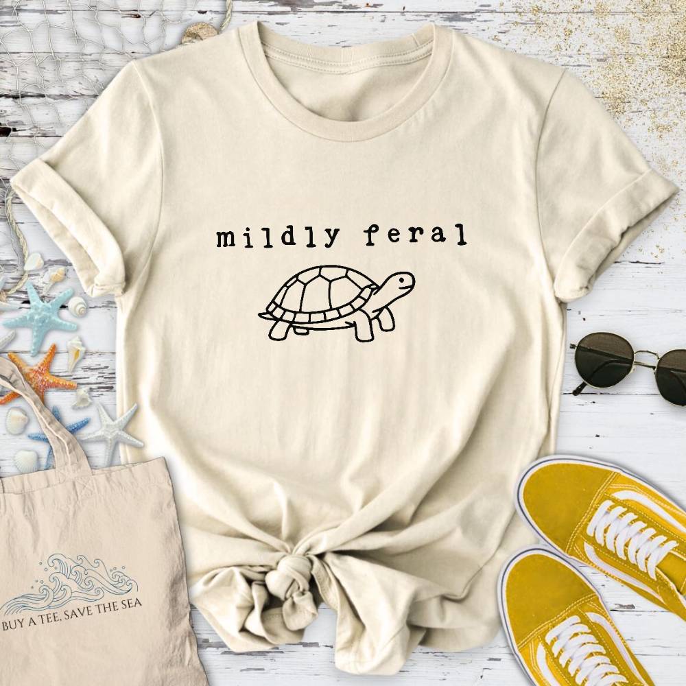 Mildly Feral Turtle T-Shirt