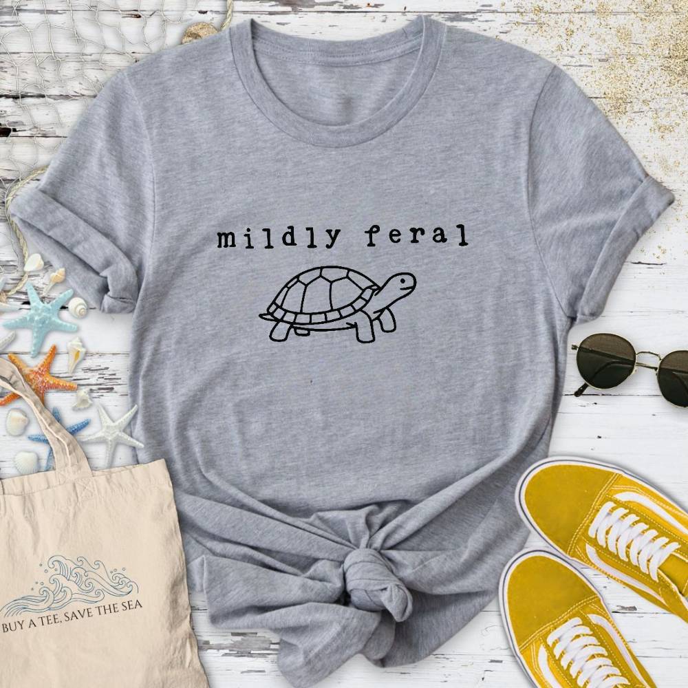 Mildly Feral Turtle T-Shirt