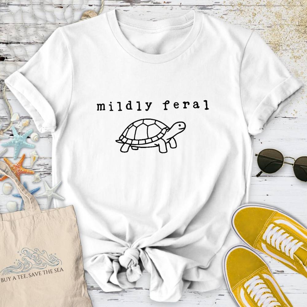 Mildly Feral Turtle T-Shirt