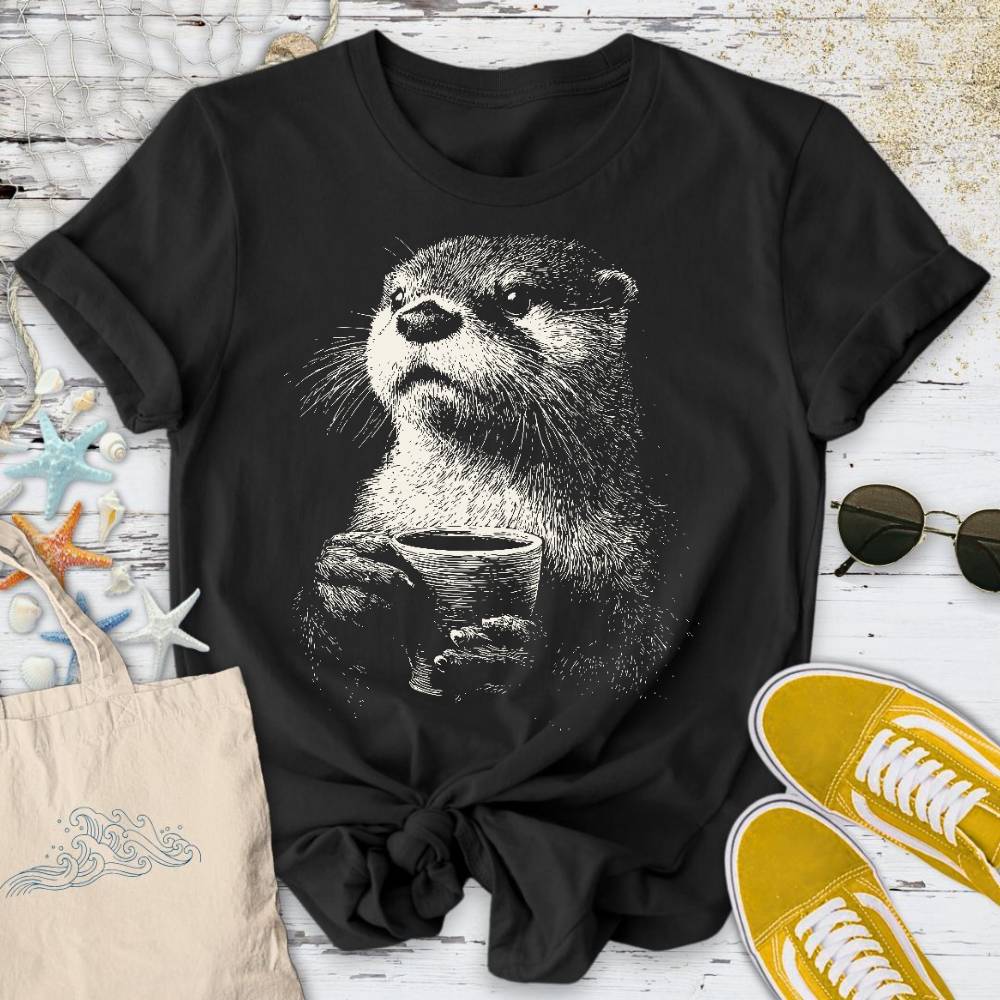 Coffee Otter T-Shirt