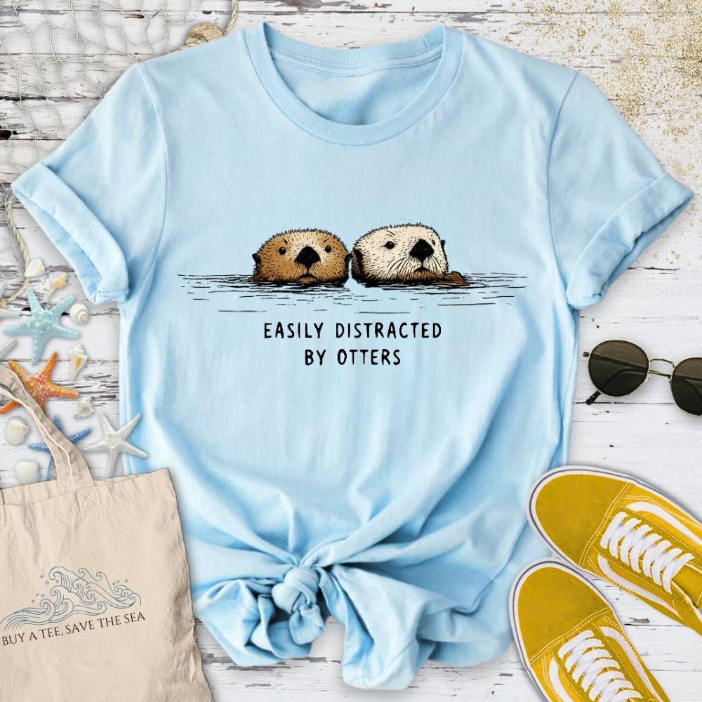 Distracted By Otters T-Shirt