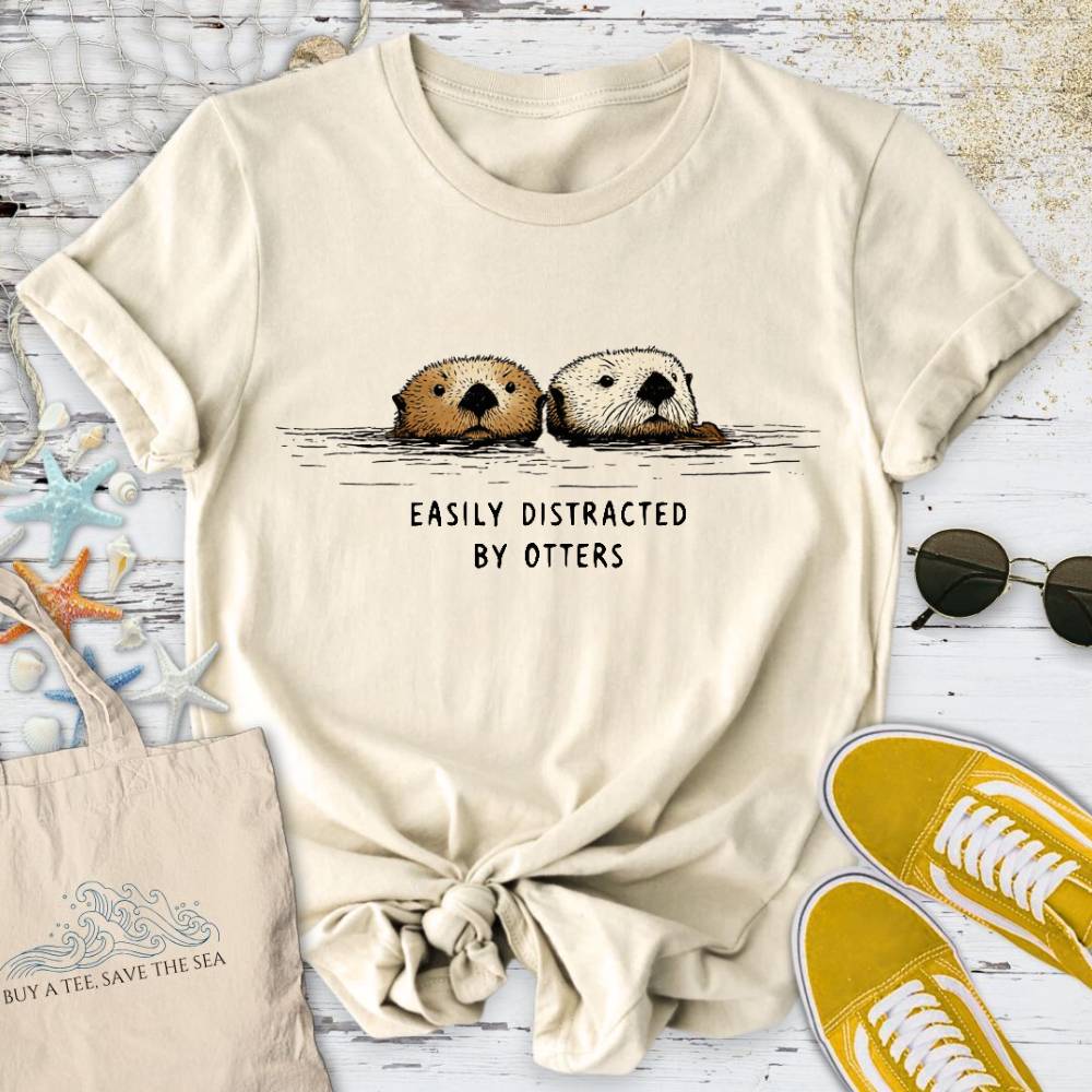Distracted By Otters T-Shirt