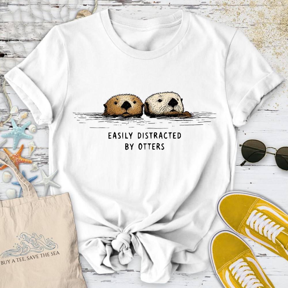 Distracted By Otters T-Shirt
