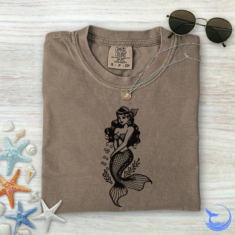 Mermaid Pin-up Comfort Colors T-Shirt