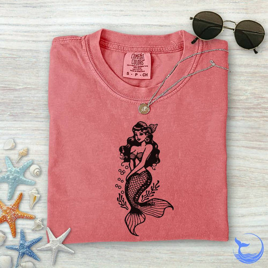 Mermaid Pin-up Comfort Colors T-Shirt