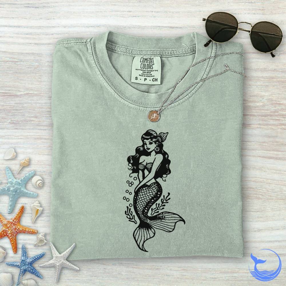 Mermaid Pin-up Comfort Colors T-Shirt