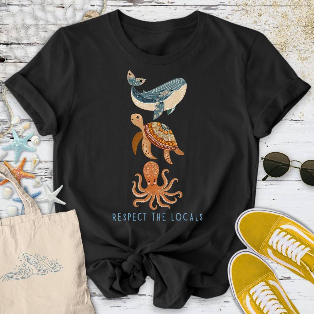 Respect The Ocean Locals T-Shirt