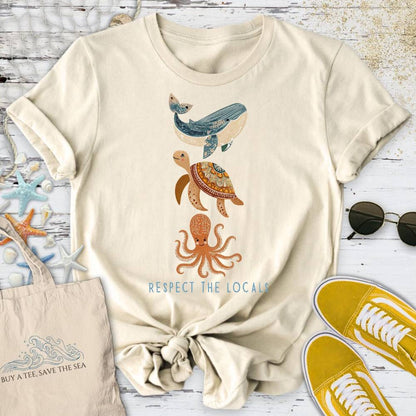 Respect The Ocean Locals T-Shirt