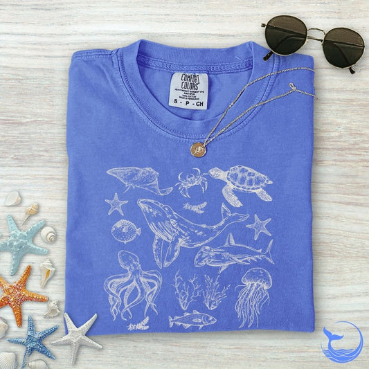 Marine Animals Comfort Colors T-Shirt