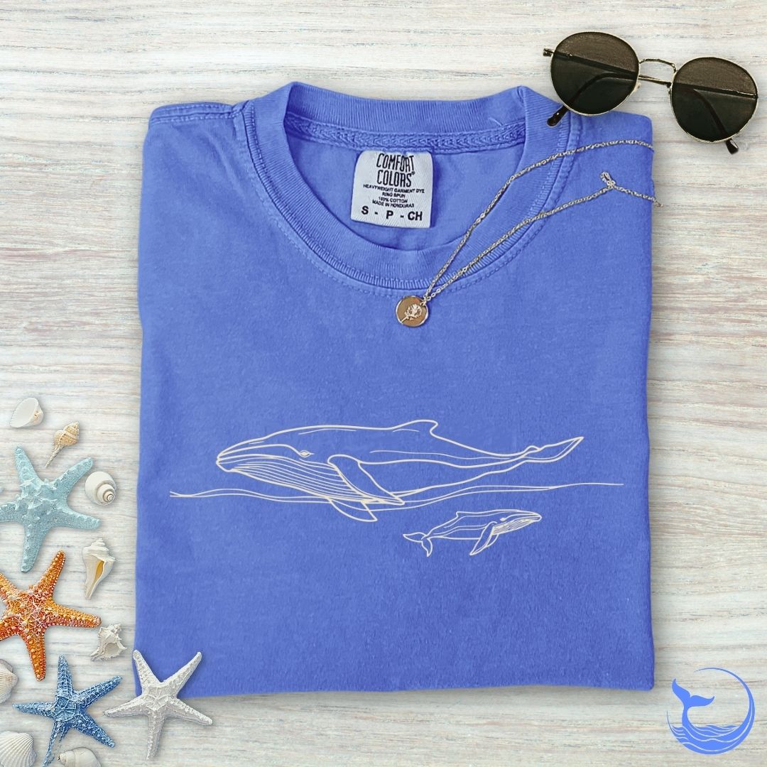 Humpback Whale Comfort Colors T-Shirt