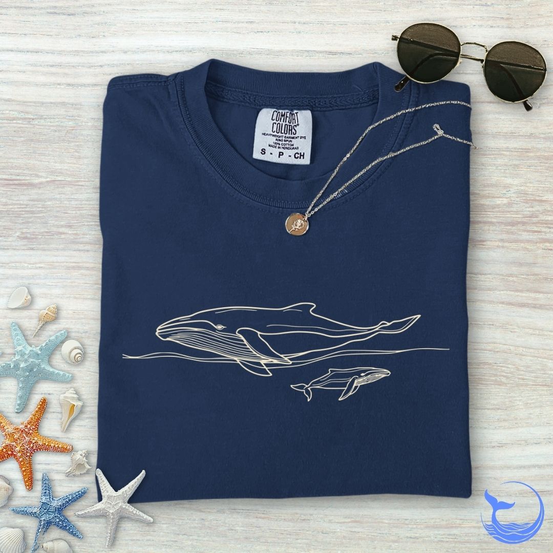 Humpback Whale Comfort Colors T-Shirt