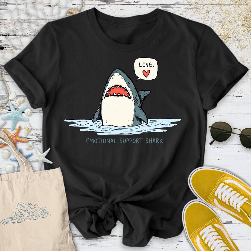 Emotional Support Shark T-Shirt