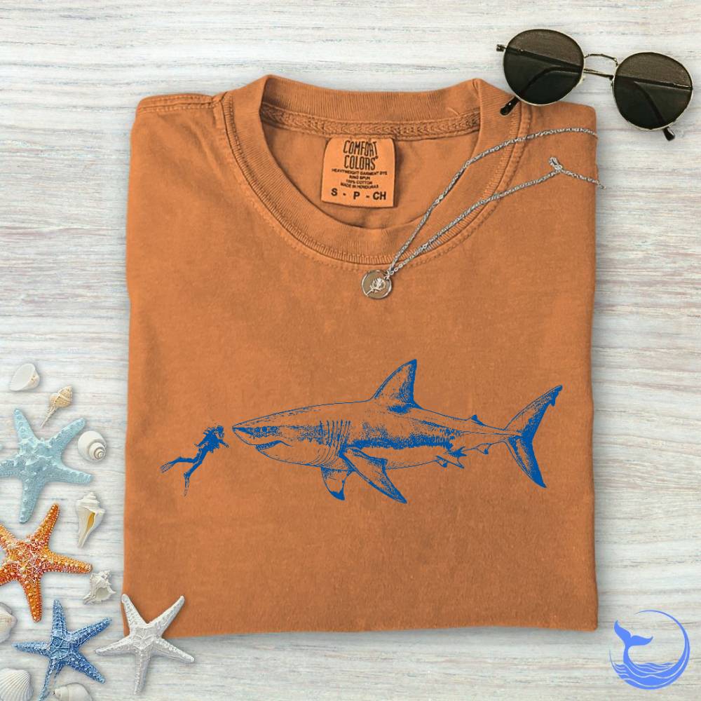 Diving With a Shark Comfort Colors T-Shirt