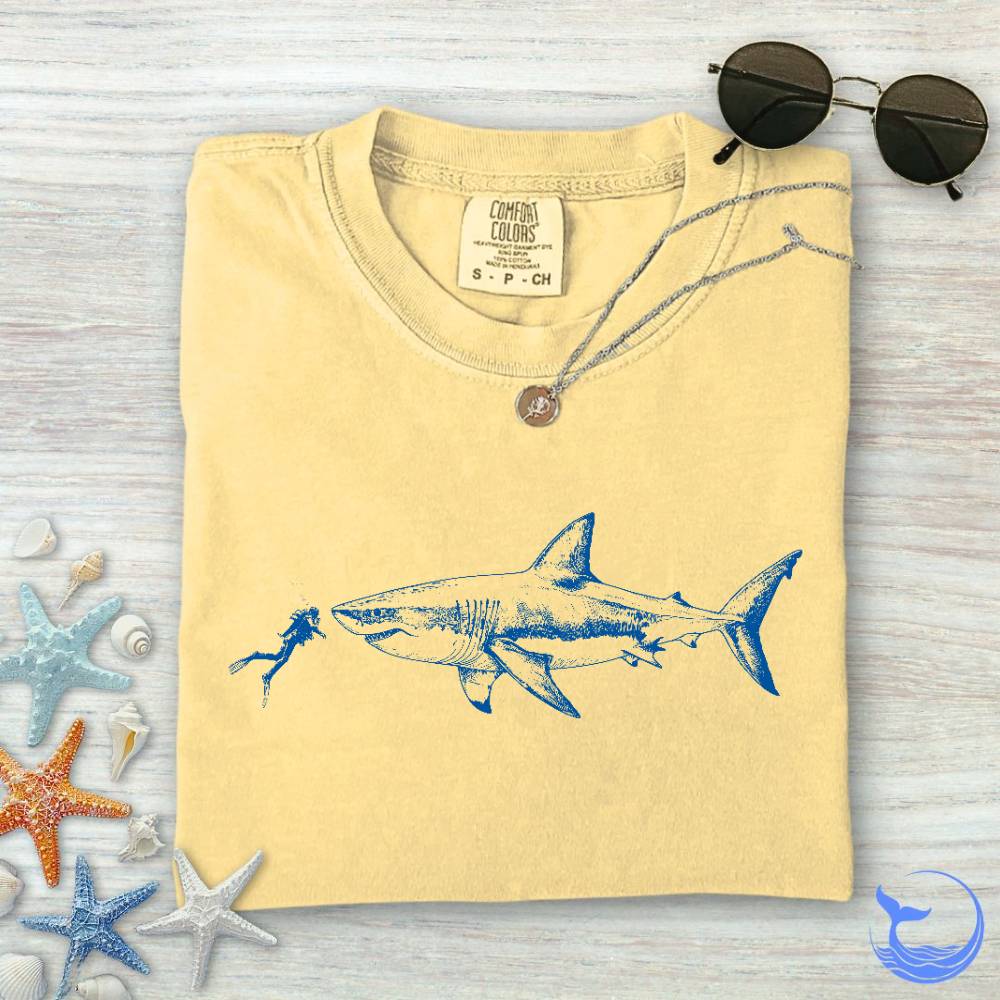 Diving With a Shark Comfort Colors T-Shirt