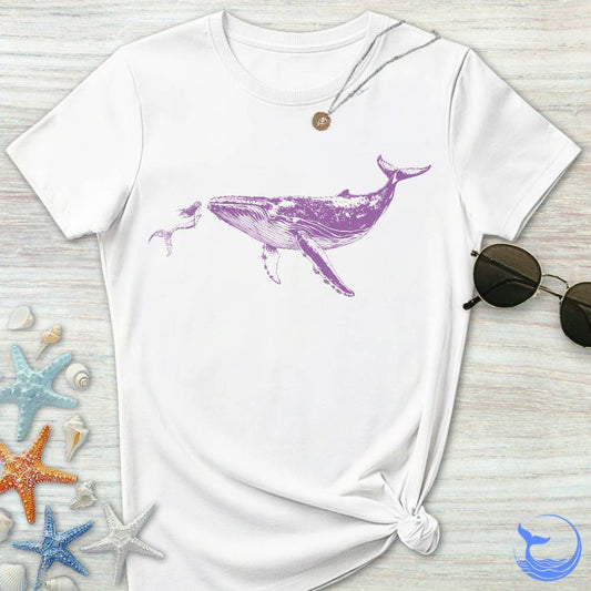 Mermaid & Whale Women's T-Shirt