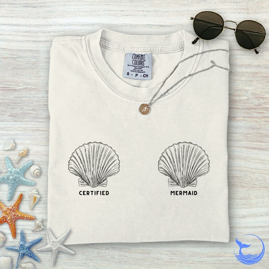 Certified Mermaid Comfort Colors T-Shirt