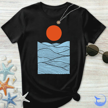 Sunset Over The Sea Women's T-Shirt