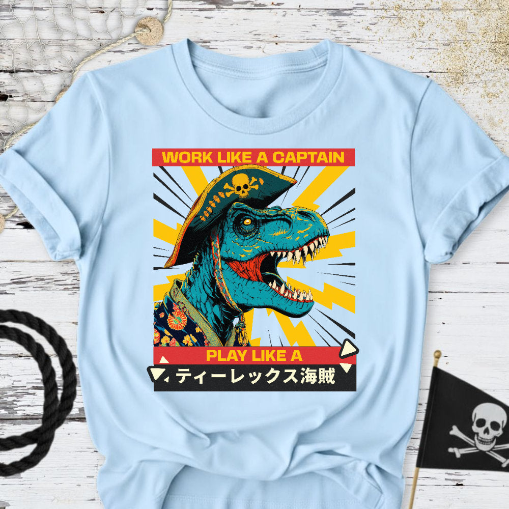 Play Like a T-Rex Pirate T-Shirt