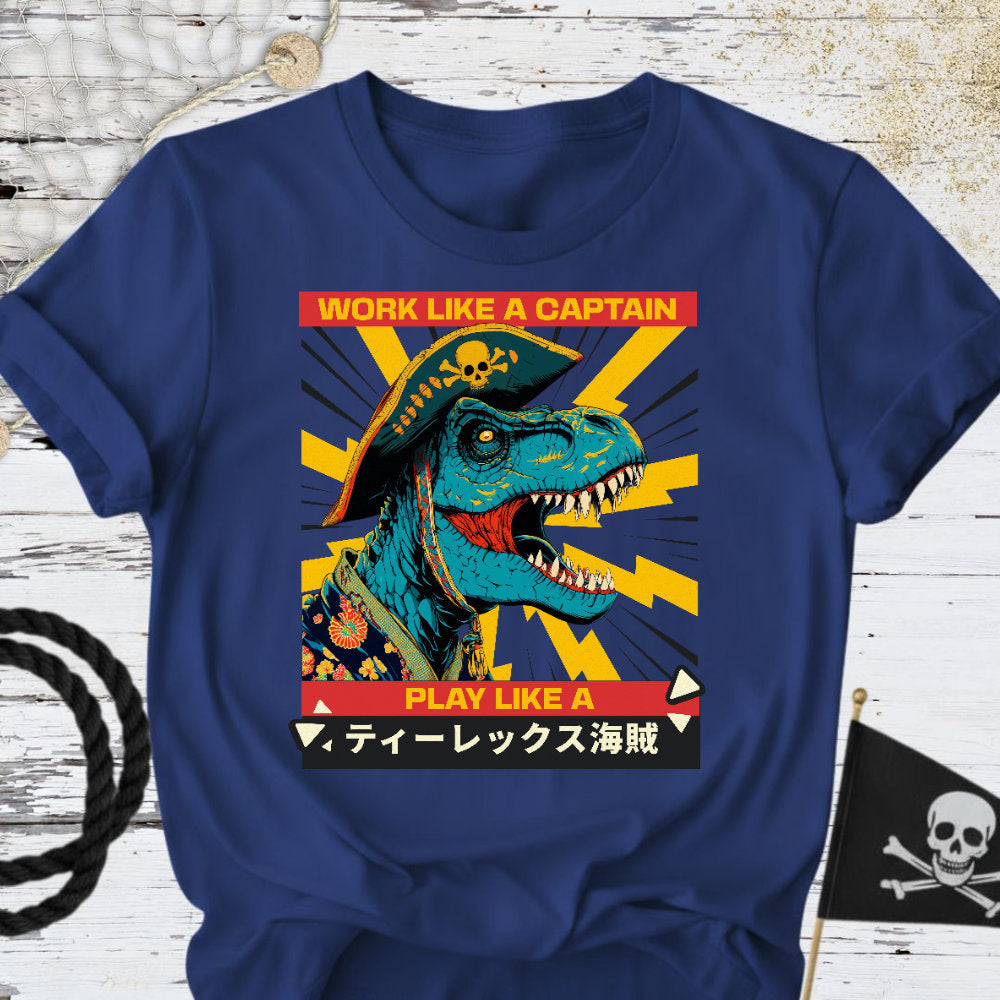 Play Like a T-Rex Pirate T-Shirt