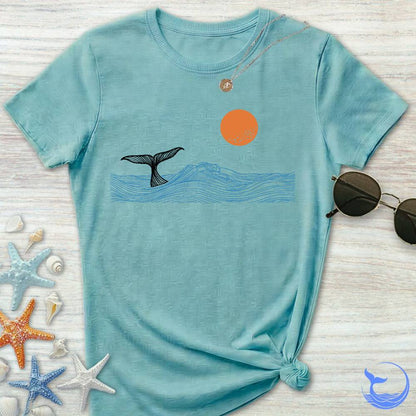 Whale Tail Sunset Women's T-Shirt