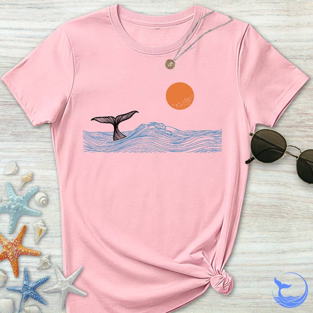 Whale Tail Sunset Women's T-Shirt