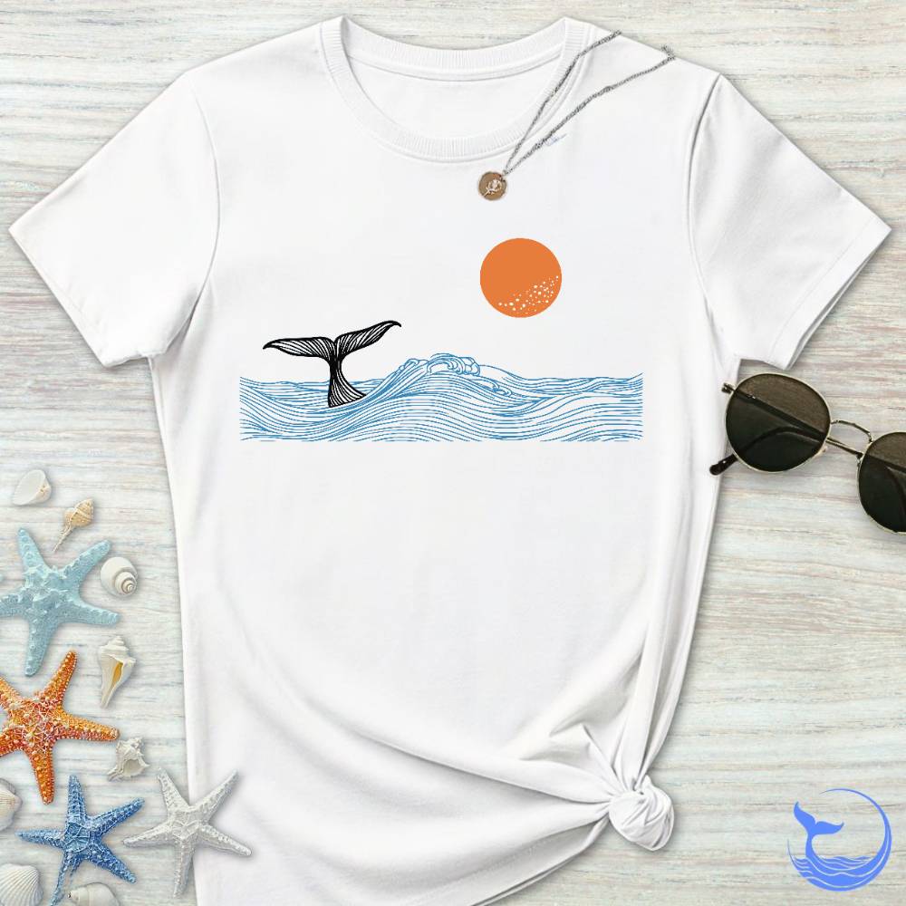 Whale Tail Sunset Women's T-Shirt