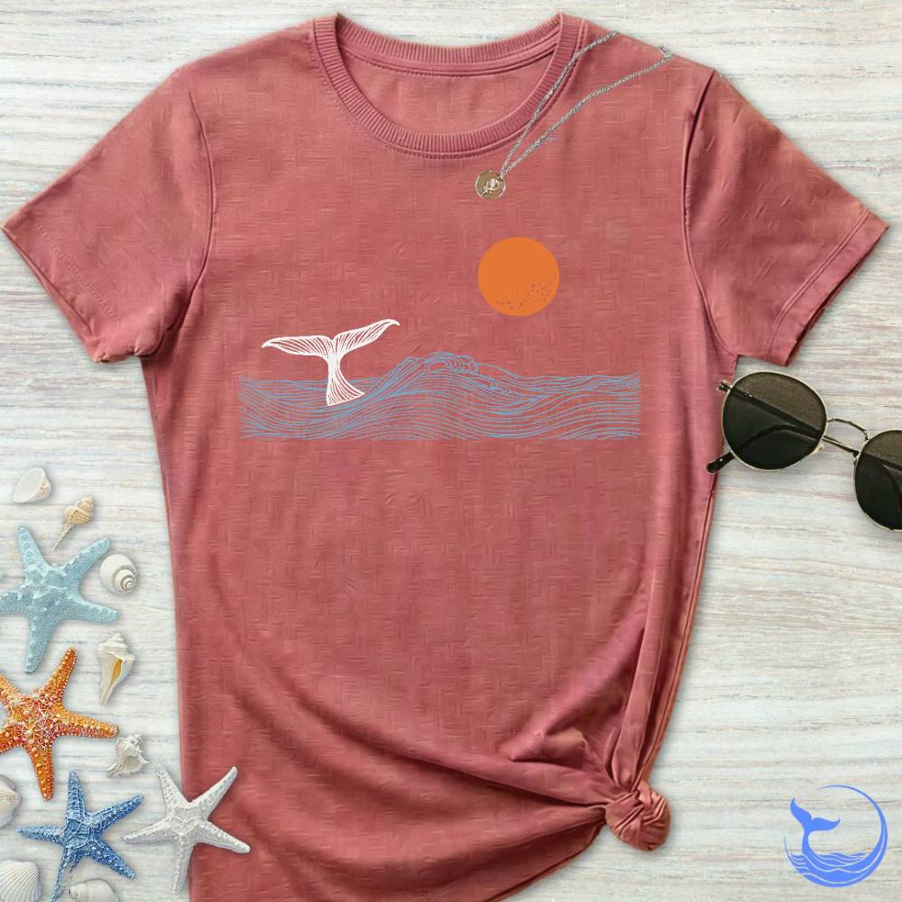 Whale Tail Sunset Women's T-Shirt