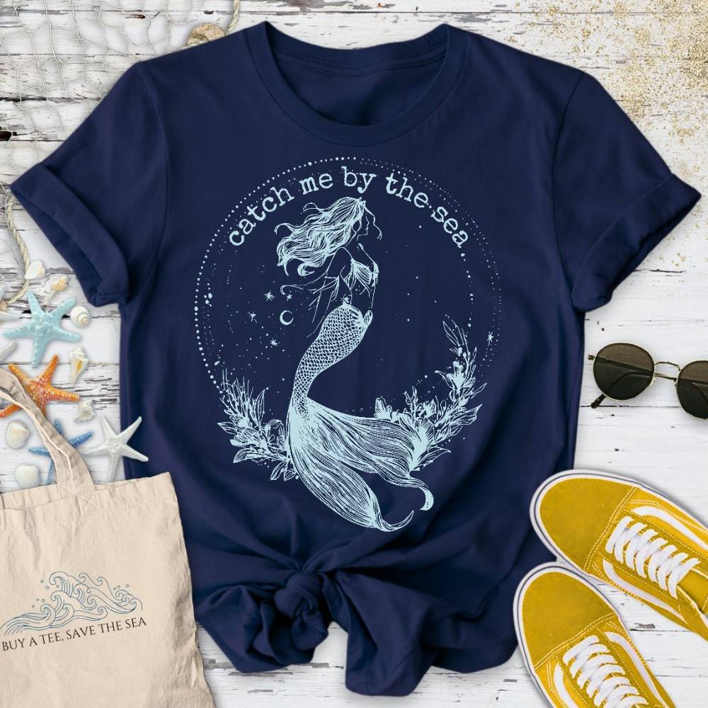 Catch Me By The Sea, Cosmic Mermaid T-Shirt