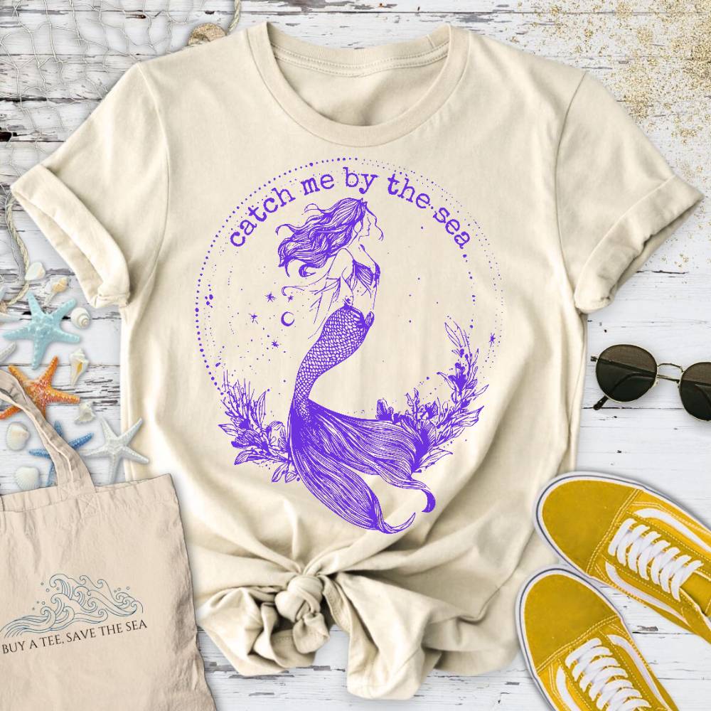 Catch Me By The Sea, Cosmic Mermaid T-Shirt