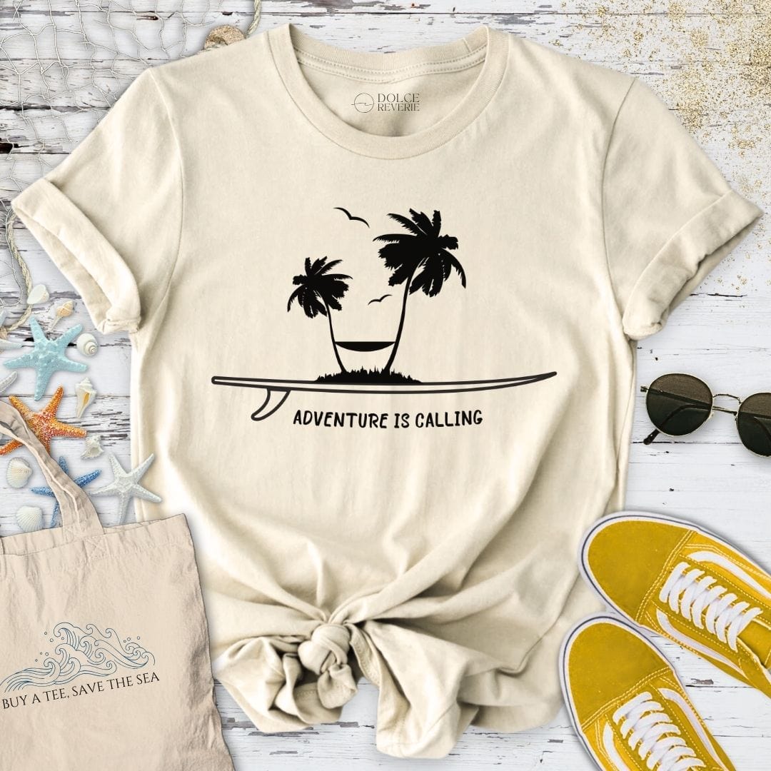 Adventure is Calling T-Shirt Natural / S