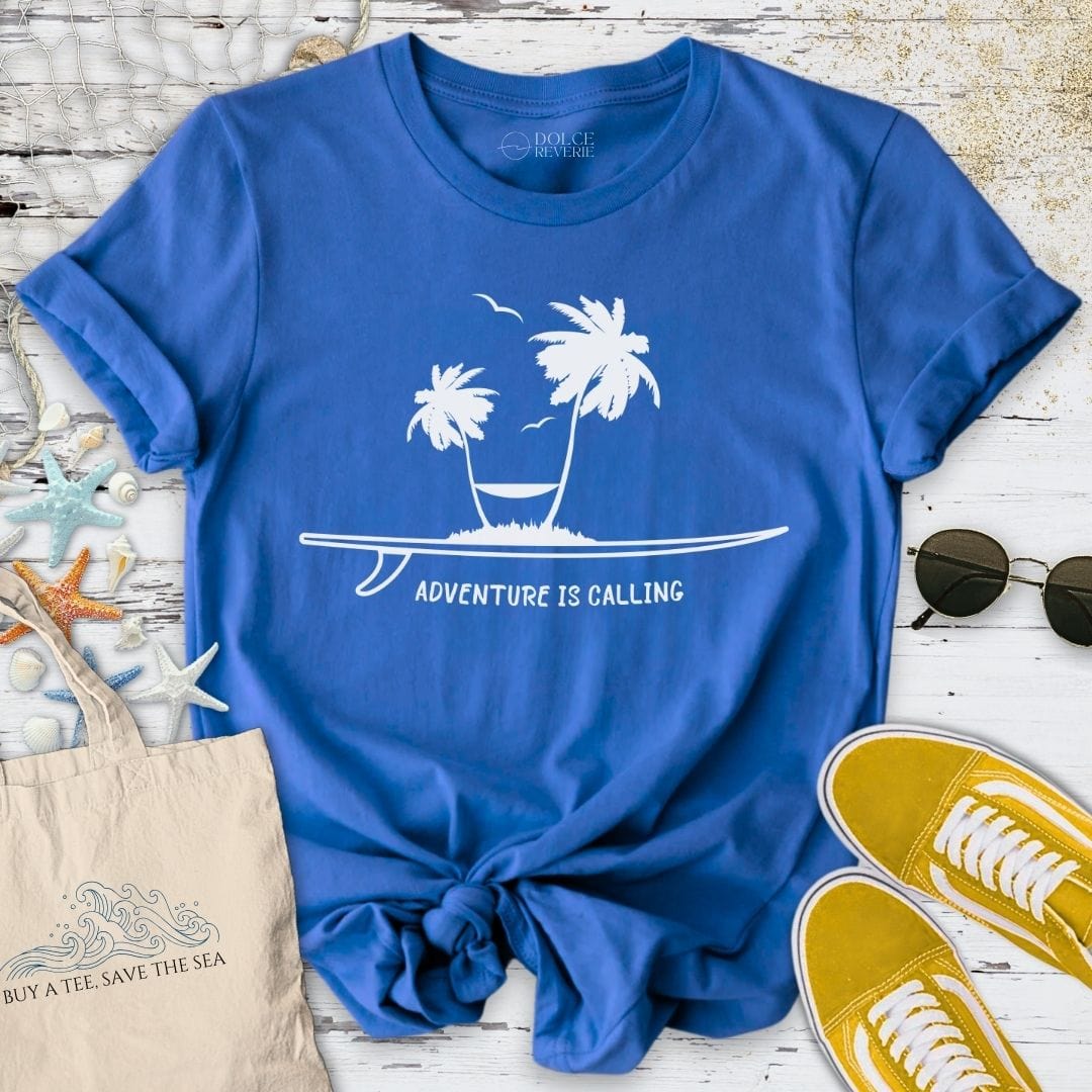Adventure is Calling T-Shirt Royal / S