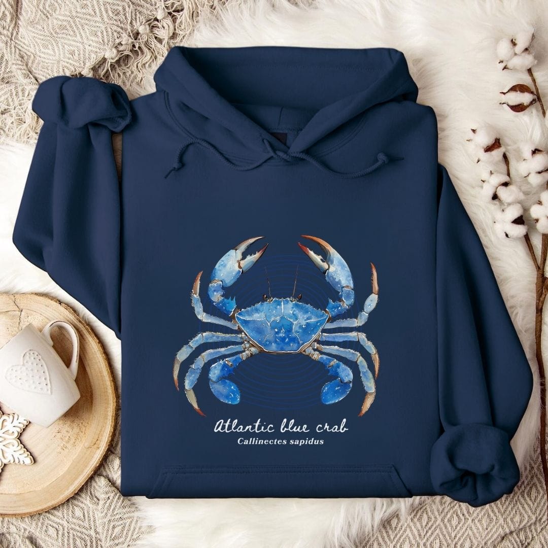 Atlantic Blue Crab Hoodie Navy / S
