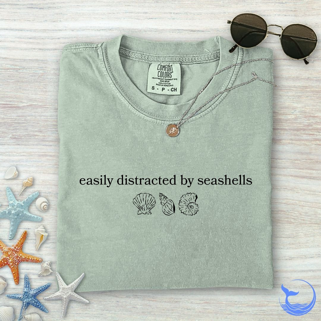 Distracted By Seashells Comfort Colors T-Shirt