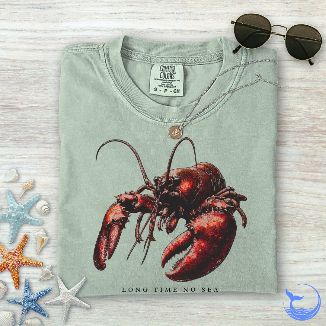 Long Time No Sea Lobster Comfort Colors T-Shirt