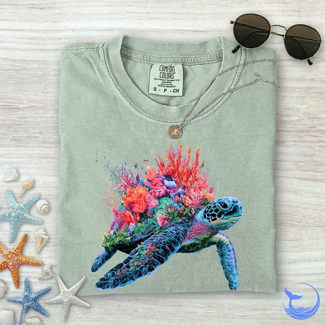 Reef Turtle Comfort Colors T-Shirt