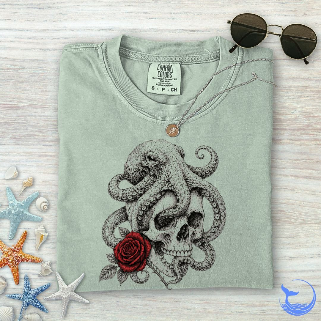 The Last Rose, Octopus Comfort Colors T-Shirt