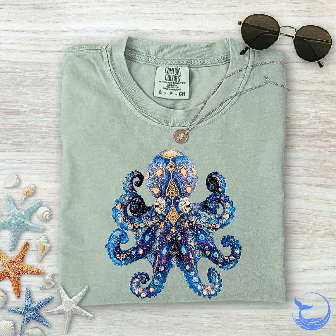 Blue-Ringed Octopus Comfort Colors T-Shirt