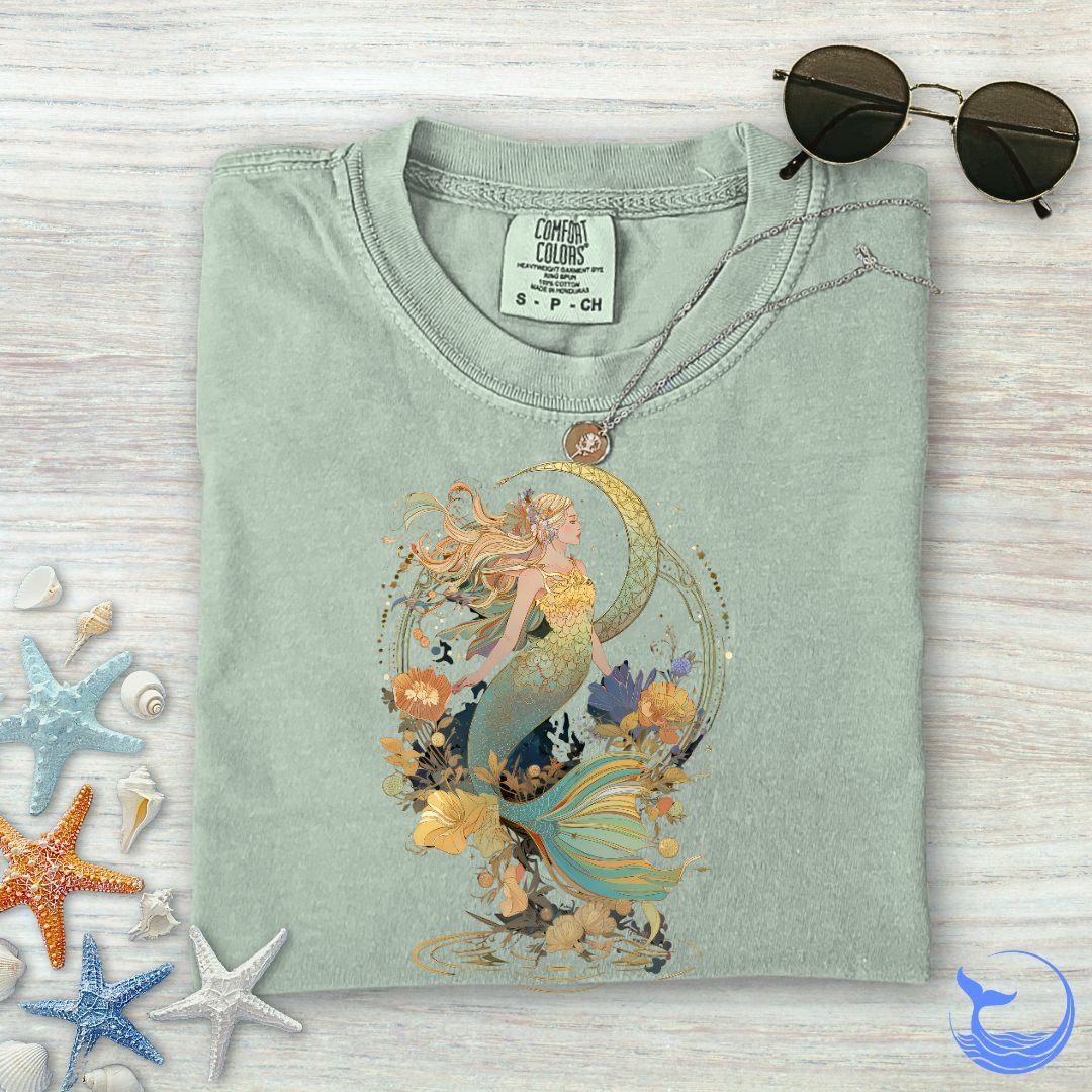 Whimsical Mermaid Comfort Colors T-Shirt