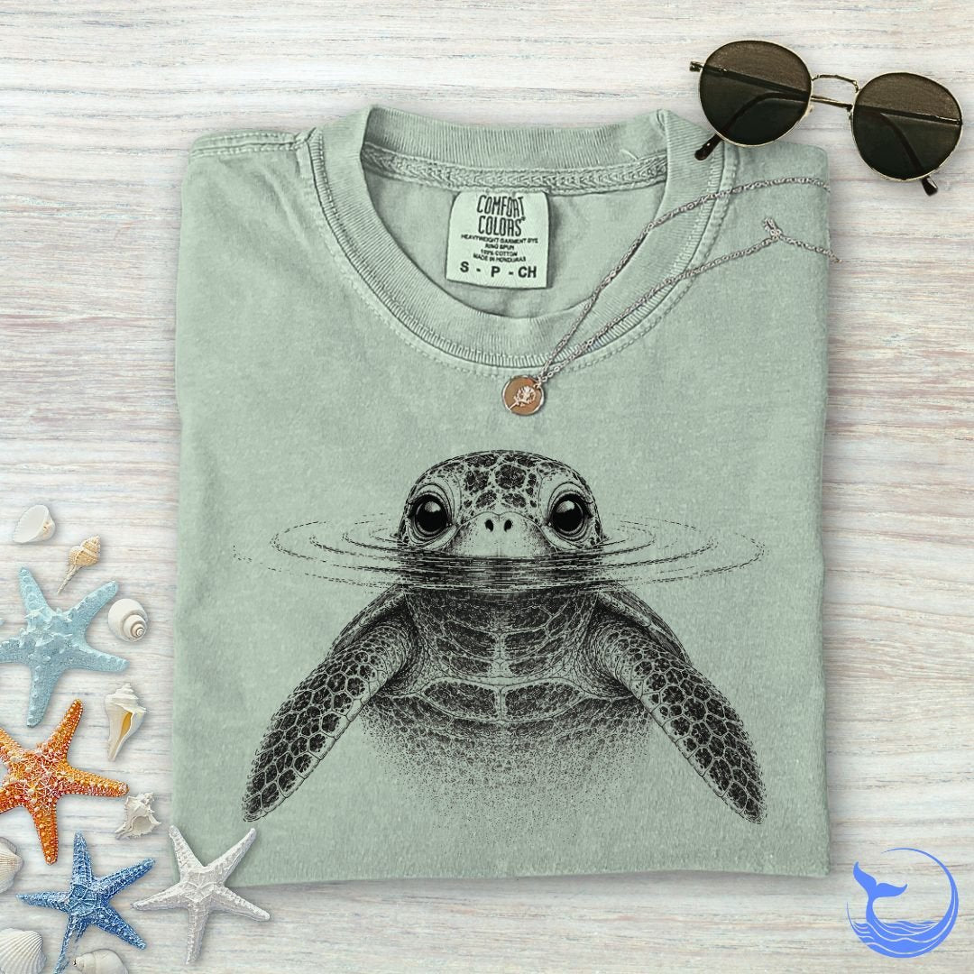 Curious Turtle Comfort Colors T-Shirt