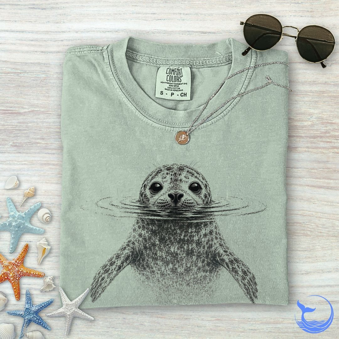 Swimming Seal Comfort Colors T-Shirt
