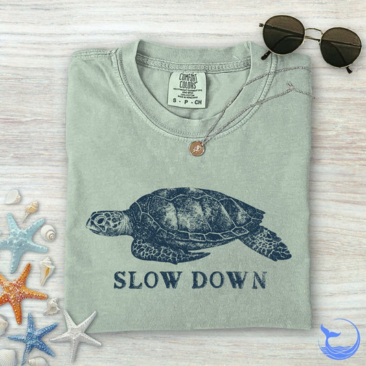 Slow Down Turtle Comfort Colors T-Shirt