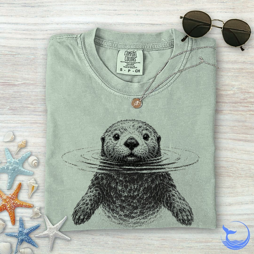 Curious Otter Comfort Colors T-Shirt