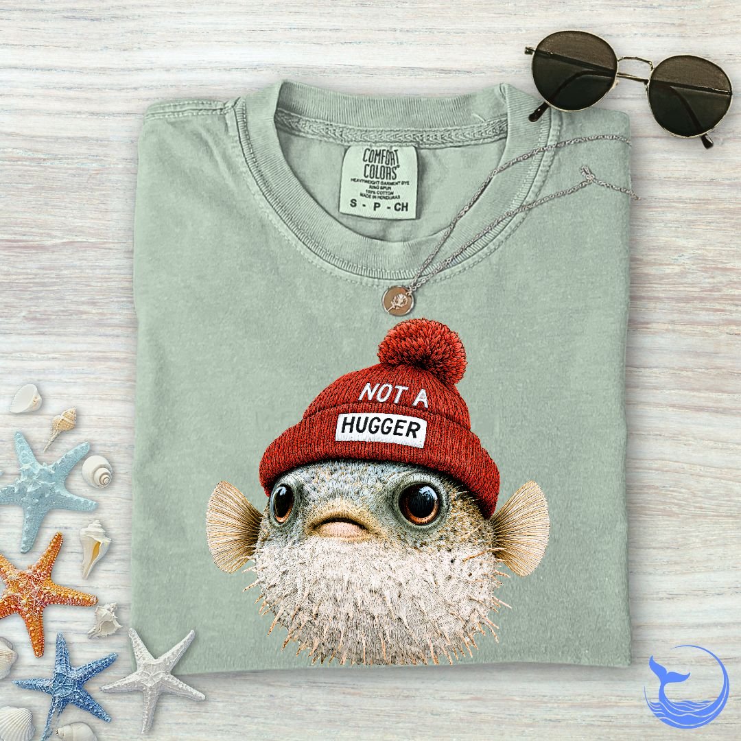 Hugger Pufferfish Comfort Colors T-Shirt