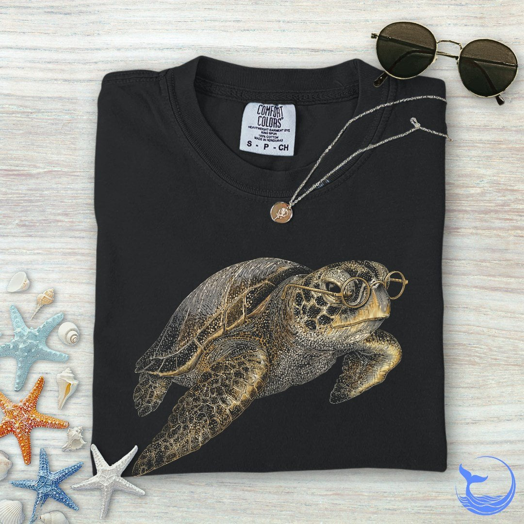Scholar Turtle Comfort Colors T-Shirt